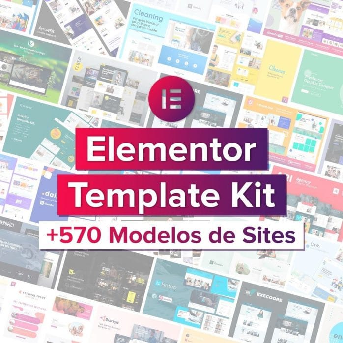 +500 Modelos Sites Prontos Elementor Template Kit Editáveis