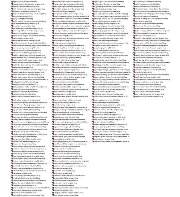 +500 Modelos Sites Prontos Elementor Template Kit Editáveis