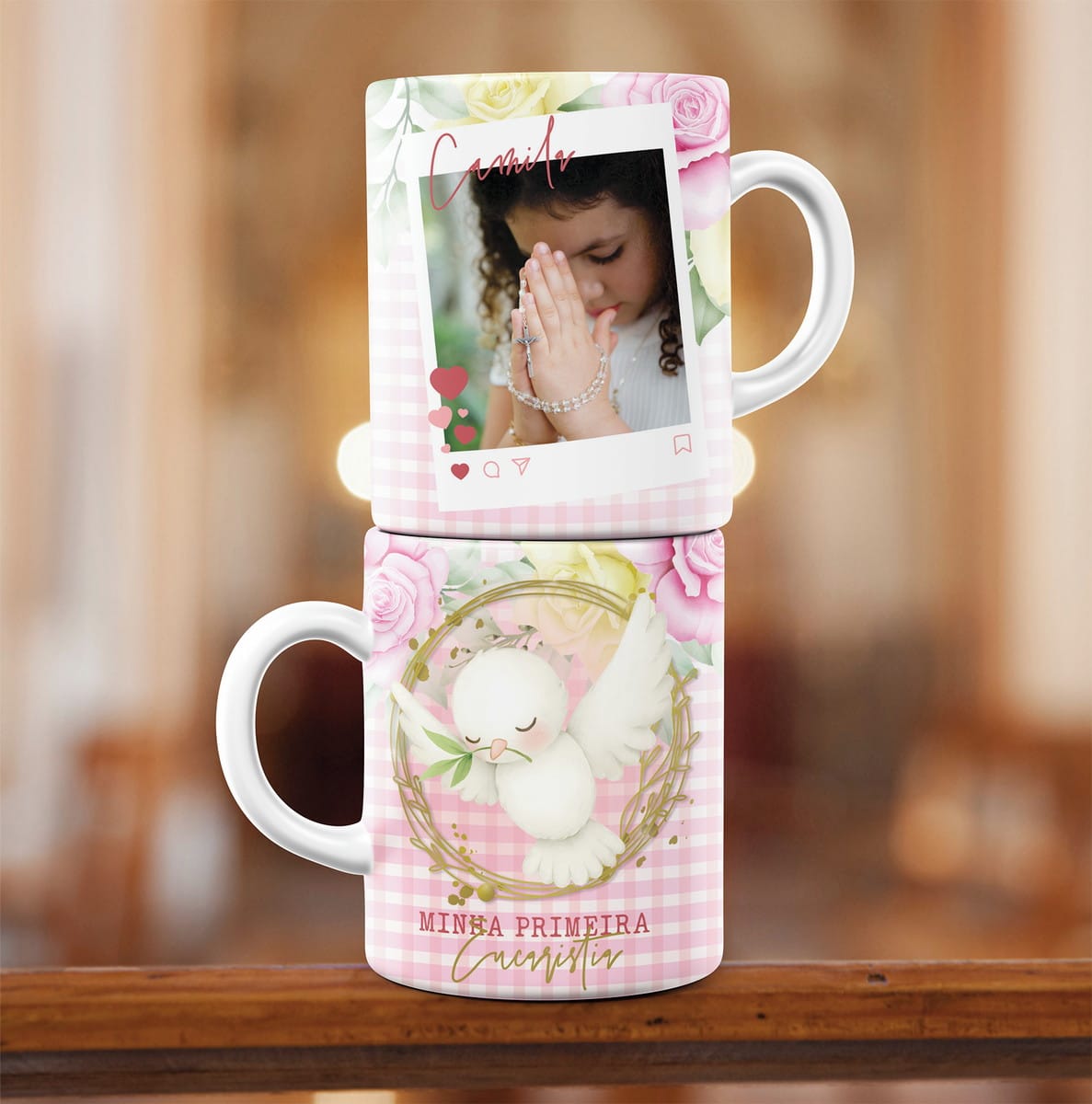 Kit 6 Artes para Caneca Primeira Eucaristia 4 Kit 6 Artes para Caneca Primeira Eucaristia - Imagem 4