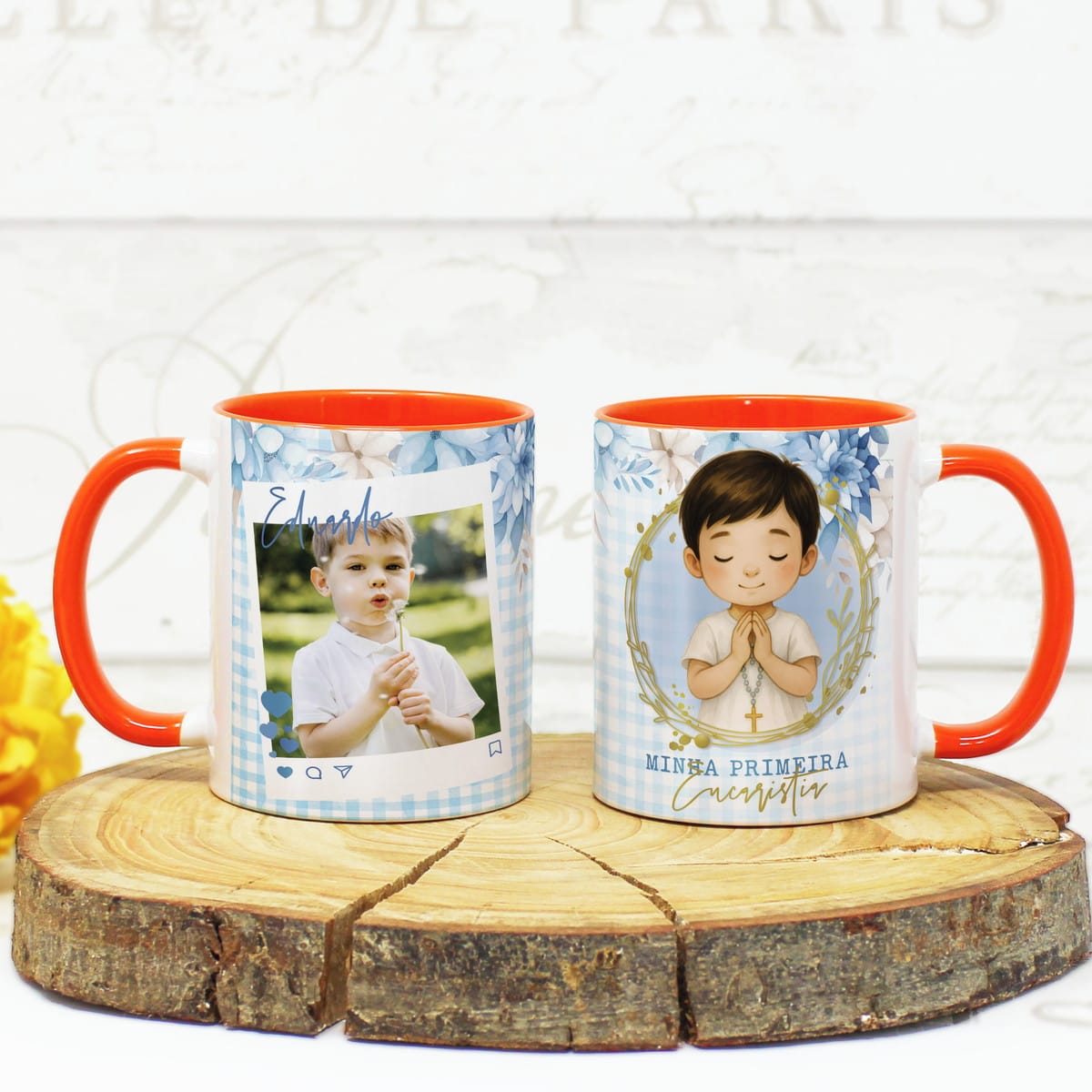 Kit 6 Artes para Caneca Primeira Eucaristia 5 Kit 6 Artes para Caneca Primeira Eucaristia - Imagem 5