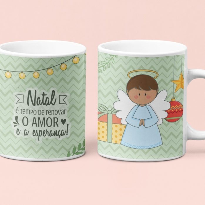 8 Estampas Artes Para Caneca Sublimação Natal Feliz  Em Png
