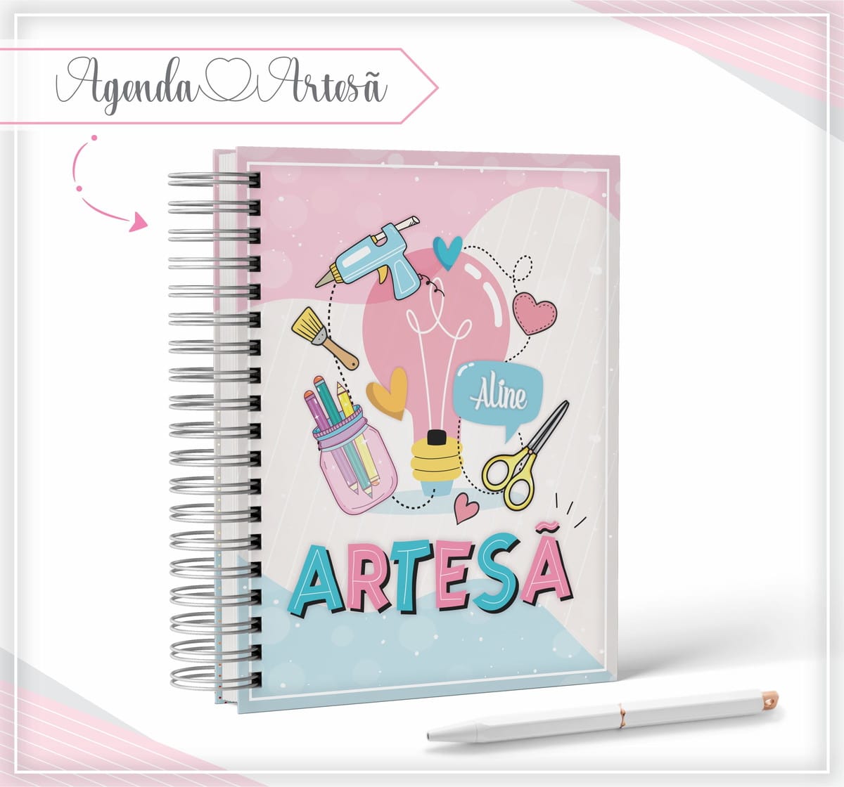 Agenda Artesã 2021 Digital para Imprimir e Montar 1 Agenda Artesã 2021 Digital para Imprimir e Montar