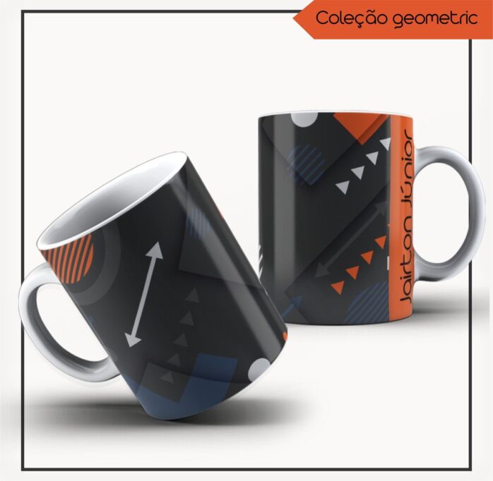 Agenda 2023 Masculina Geométrico Laranja