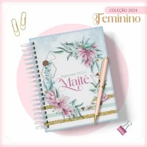Agenda 2024 Floral Azul Gold 10 Agenda 2024 Floral Azul Gold