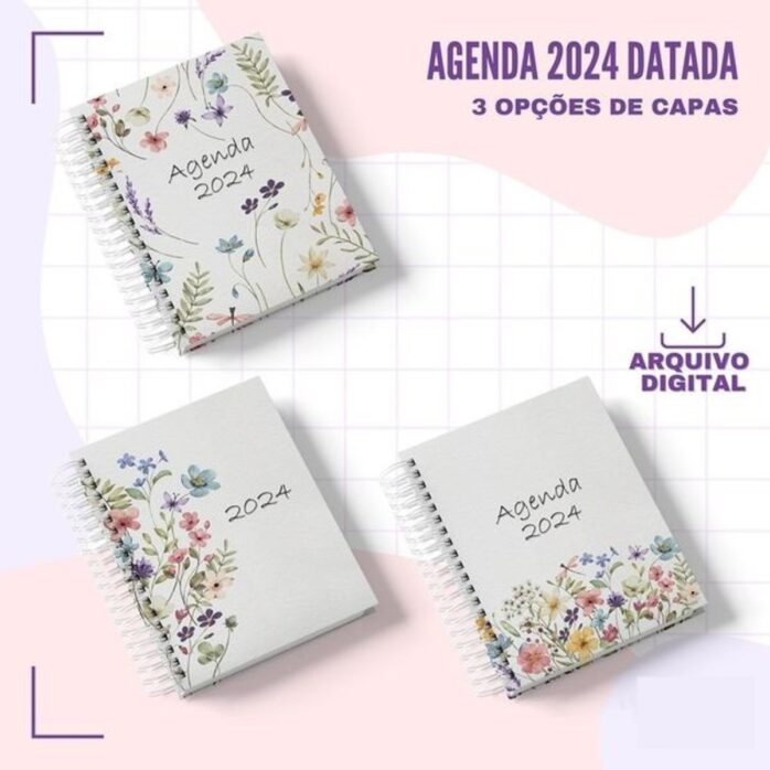 Agenda 2024 Floral Datada