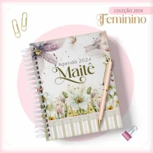 Agenda 2024 Floral Verde