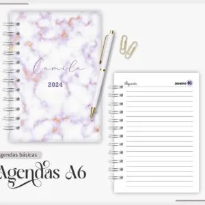 Agenda 2024 Marble Roxa