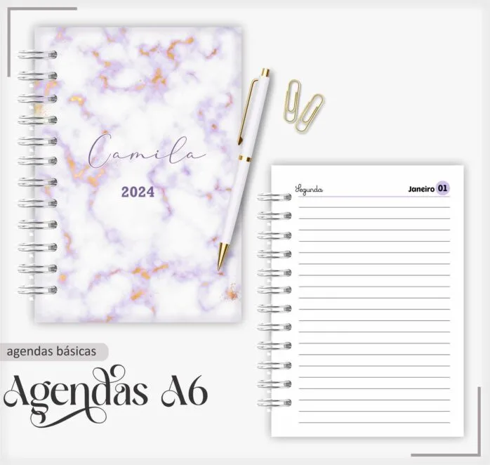 Agenda 2024 Marble Roxa