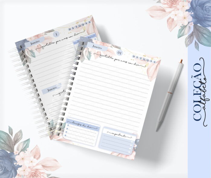 Agenda Alfabeto Azul