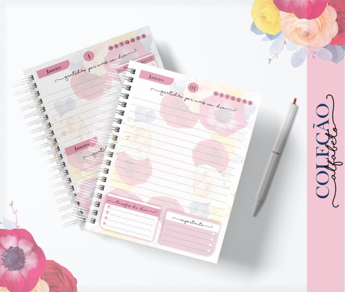 Agenda Alfabeto Colorido