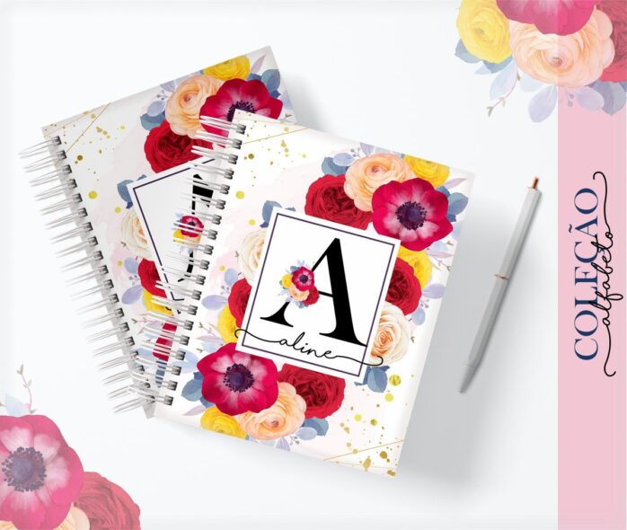 Agenda Alfabeto Colorido