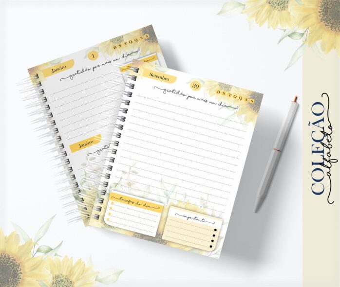 Agenda Alfabeto Girassol