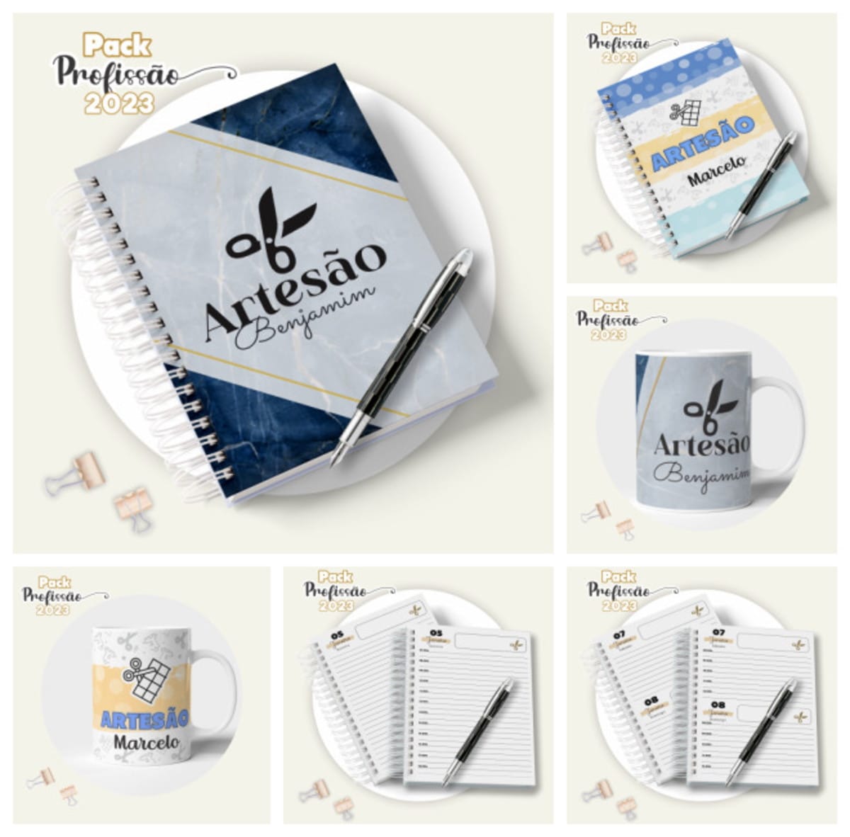 Agenda Artesão Masculina Digital para Sublimar e Encadernar 1 Agenda Artesão Masculina Digital para Sublimar e Encadernar