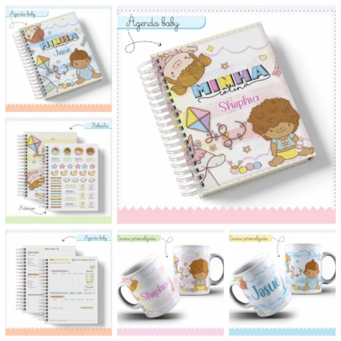 Agenda Baby Menina e Menino