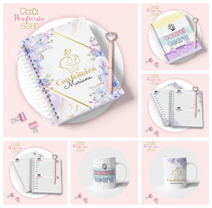 Agenda Confeiteira Feminina