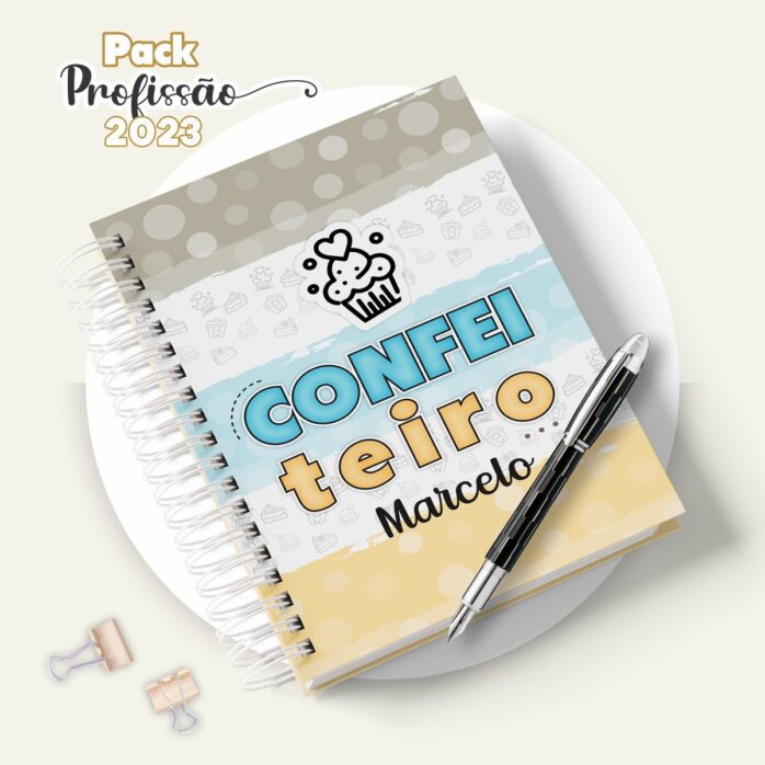 Agenda Confeiteiro Masculina