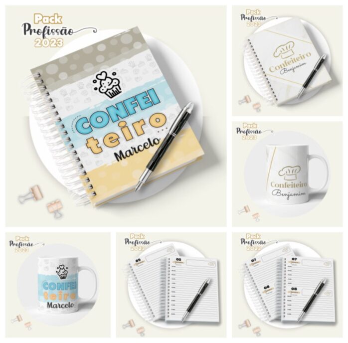 Agenda Confeiteiro Masculina