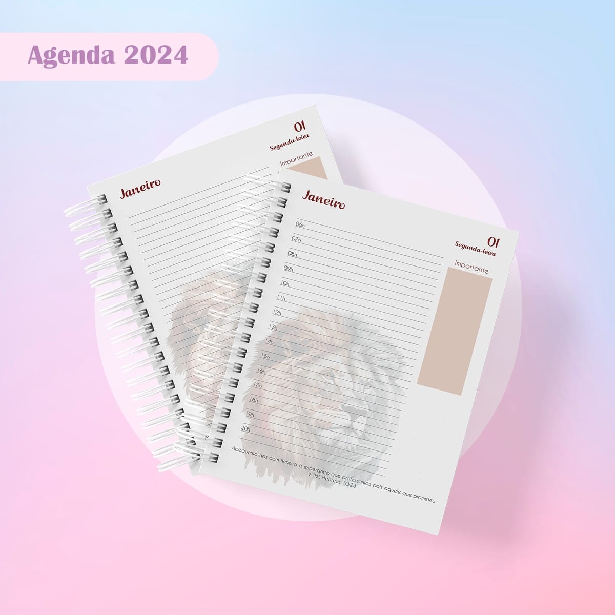 Agenda Cristã Masculina 2024 Digital para Imprimir 2 Agenda Cristã Masculina 2024 Digital para Imprimir - Imagem 2