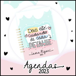 Agenda Datada 2023 Lettering Arquivo Digital para Imprimir 13 agenda datada 2023 lettering arquivo digital