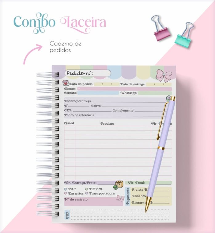 Agenda e Pedidos Laceira