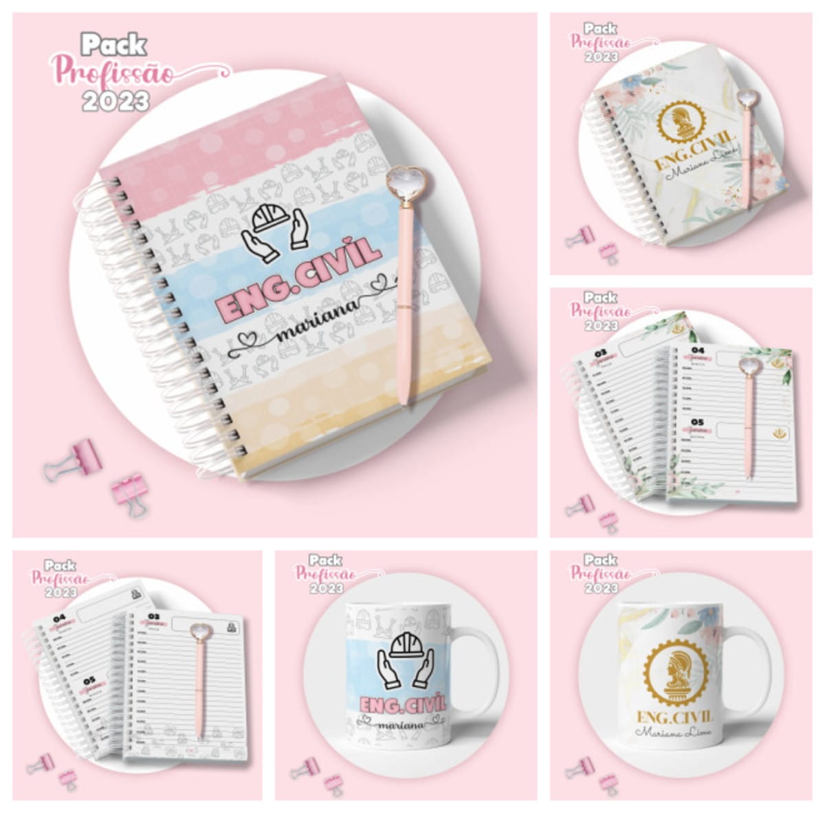 Agenda Personalizada Engenharia Civil Feminina para Imprimir 1 Agenda Personalizada Engenharia Civil Feminina para Imprimir