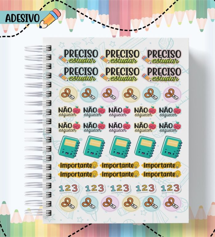 Agenda Escolar Colorida