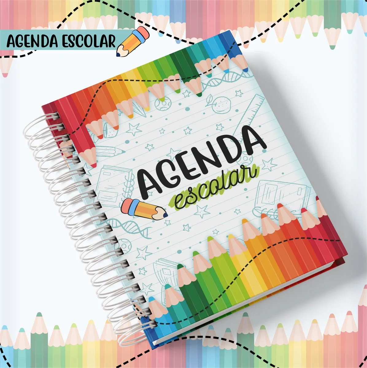 Agenda Escolar Colorida 1 Agenda Escolar Colorida