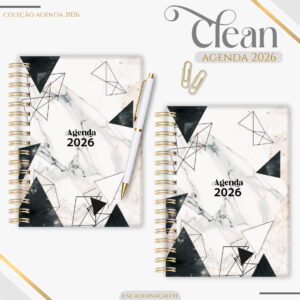Agenda 2026 Feminina Digital PDF Pronta para Imprimir 11 agenda feminina black basic 2026 arquivo digital