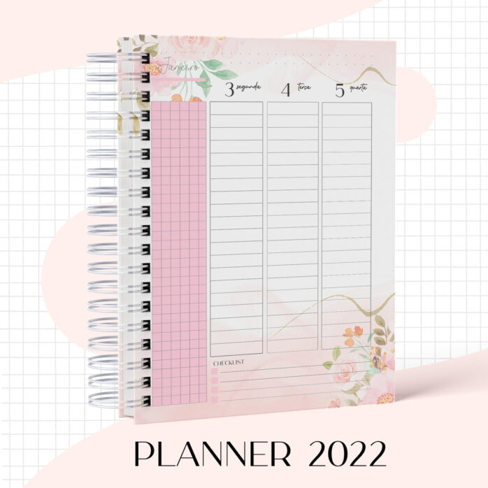 Agenda Feminina Contabilidade 2022