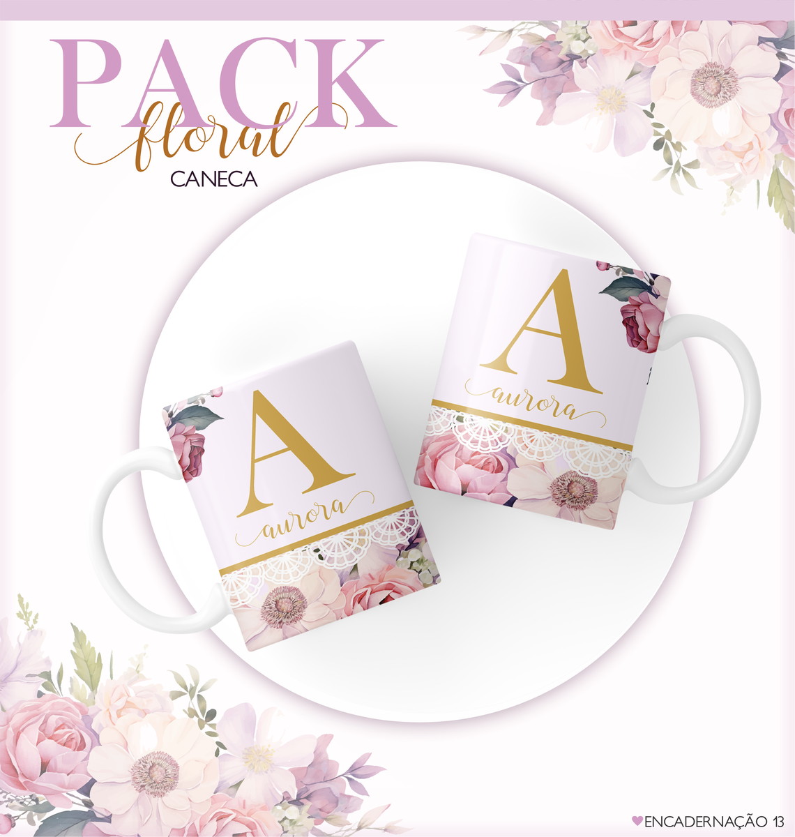 Kit Digital Agenda Feminina Floral 2026 para Personalizar 2 Kit Digital Agenda Feminina Floral 2026 para Personalizar - Imagem 2