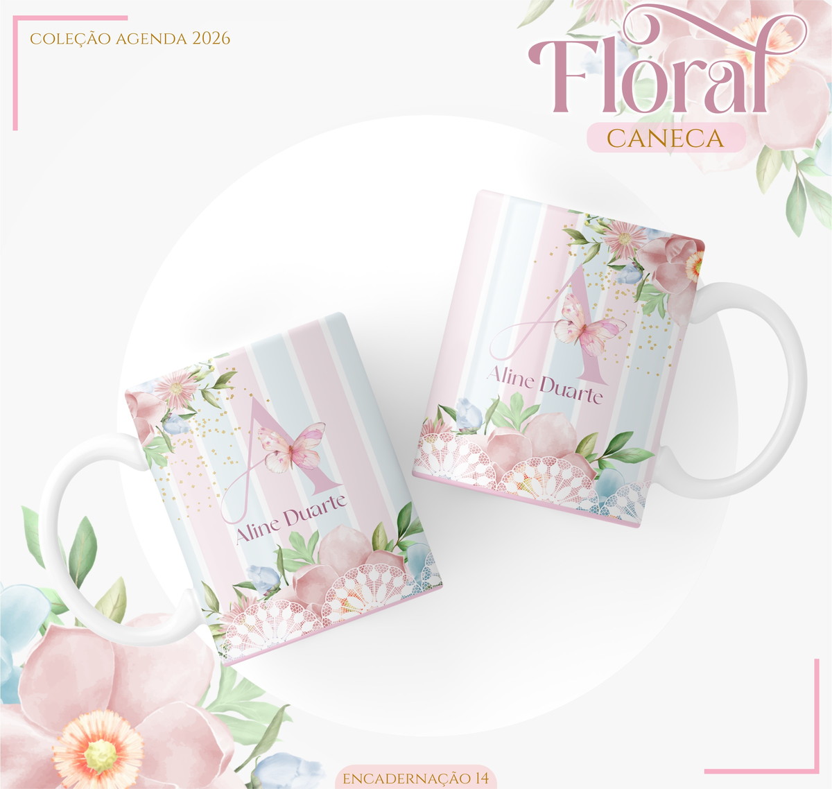 Agenda Feminina Floral Candy 2026 Digital para Imprimir 3 Agenda Feminina Floral Candy 2026 Digital para Imprimir - Imagem 3
