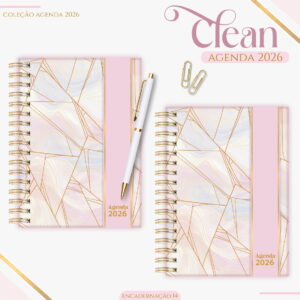 Agenda Feminina Rose Gold 2026 Digital para Imprimir 13 agenda feminina rose gold 2026 arquivo digital