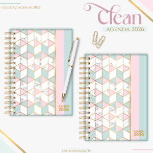 Agenda Feminina Rose Green 2026 para Imprimir e Encadernar 11 agenda feminina rose green 2026 arquivo digital