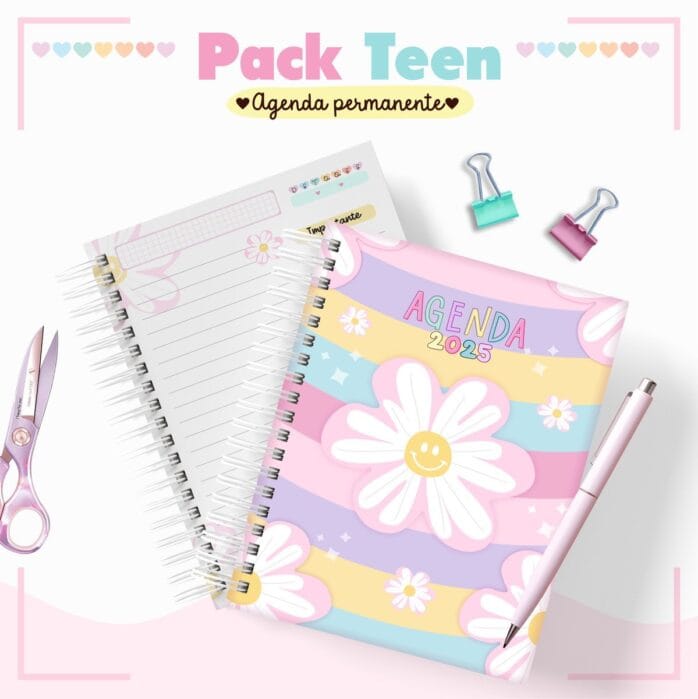 Agenda Infantil Permanente Margarida