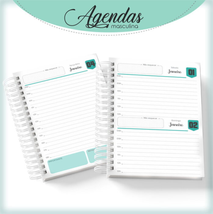 Agenda Masculina Meu Jesus é Maravilhoso