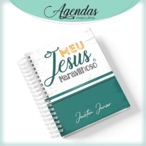 Agenda Masculina Meu Jesus é Maravilhoso