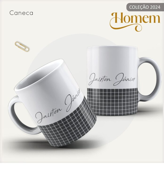 Agenda Masculina Quadrinho Preto