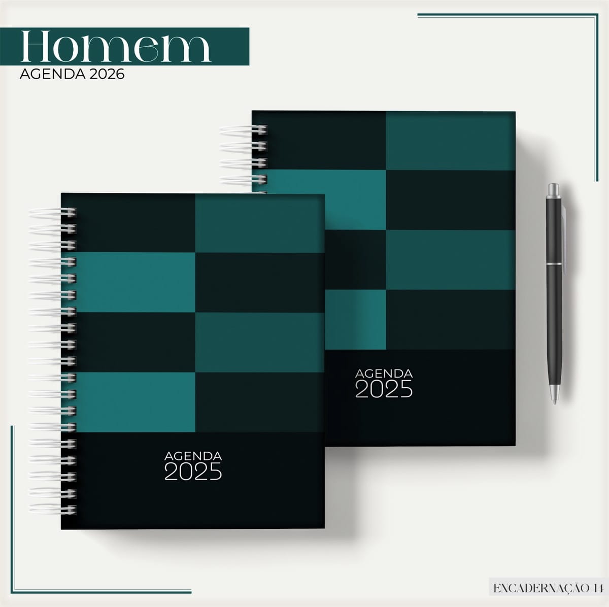 Agenda Masculina 2026 Digital para Imprimir e Personalizar 1 Agenda Masculina 2026 Digital para Imprimir e Personalizar