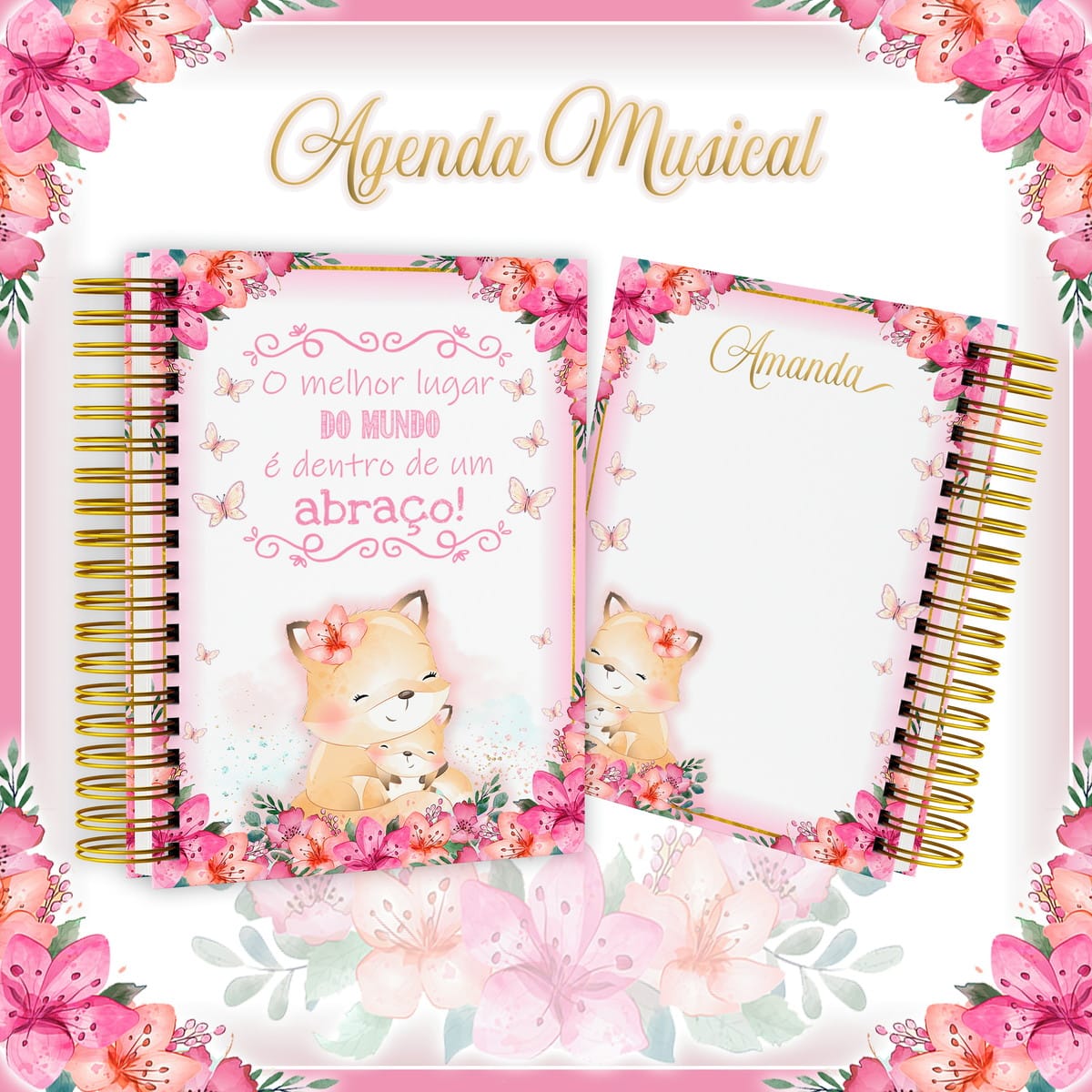 Agenda Infantil em PDF para Personalizar Papelaria 1 Agenda Infantil em PDF para Personalizar Papelaria
