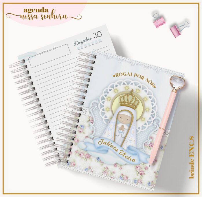 Agenda Permanente Datada Nossa Senhora