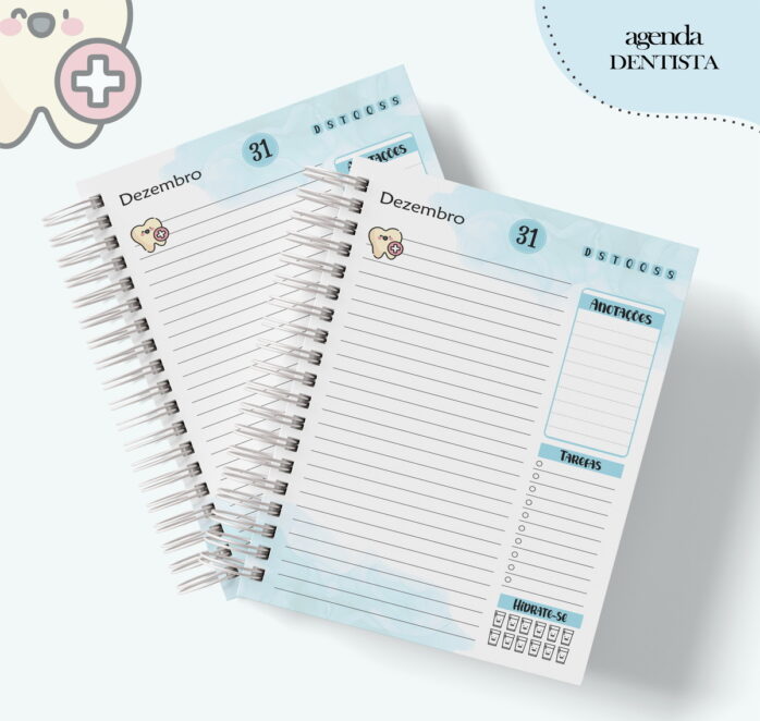 Agenda Profissão Dentista Masculino