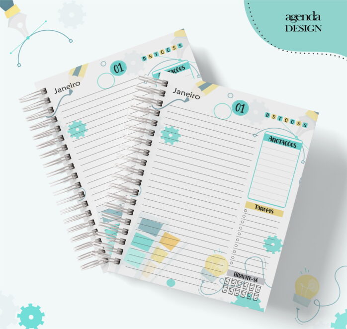 Agenda Profissão Design Masculino