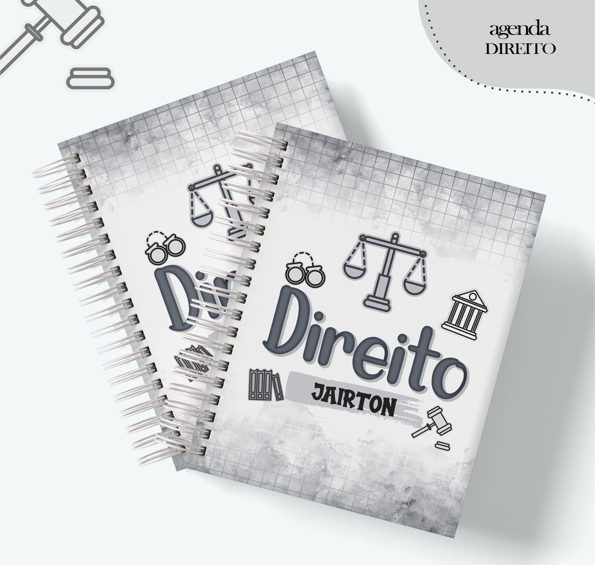 Agenda Digital Direito Masculina Personalizável 1 Agenda Digital Direito Masculina Personalizável