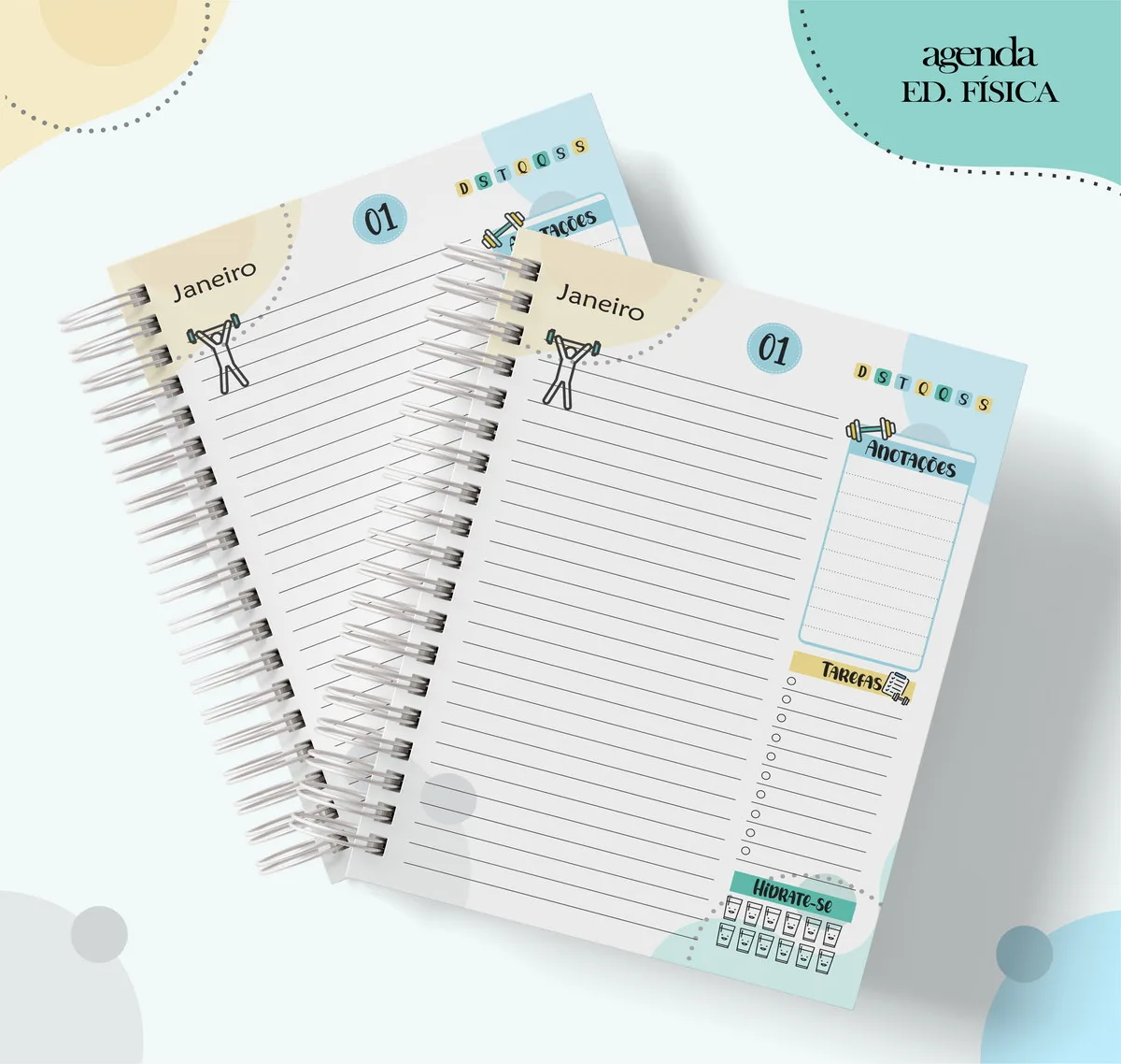 Agenda Profissão Ed. Física Masculino