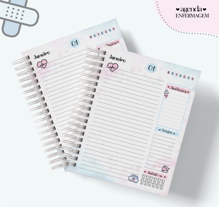 Agenda Profissão Enfermagem Feminino