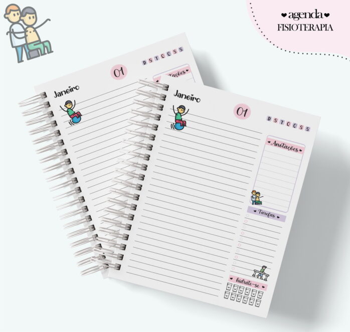 Agenda Profissão Fisioterapia Feminino
