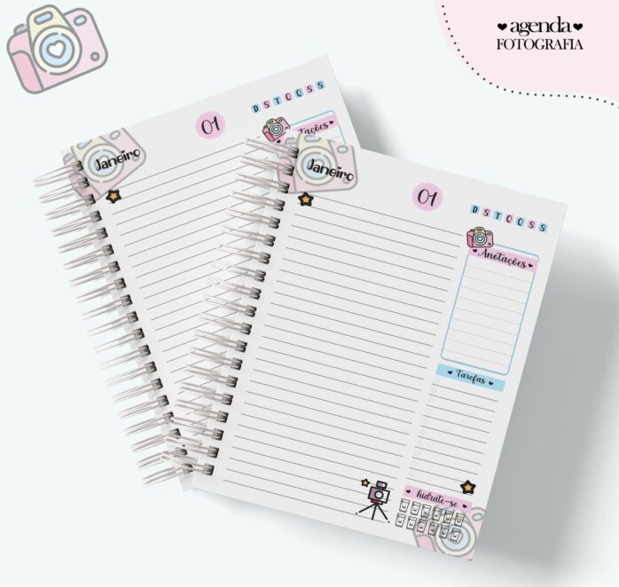 Agenda Profissão Fotógrafa Feminino
