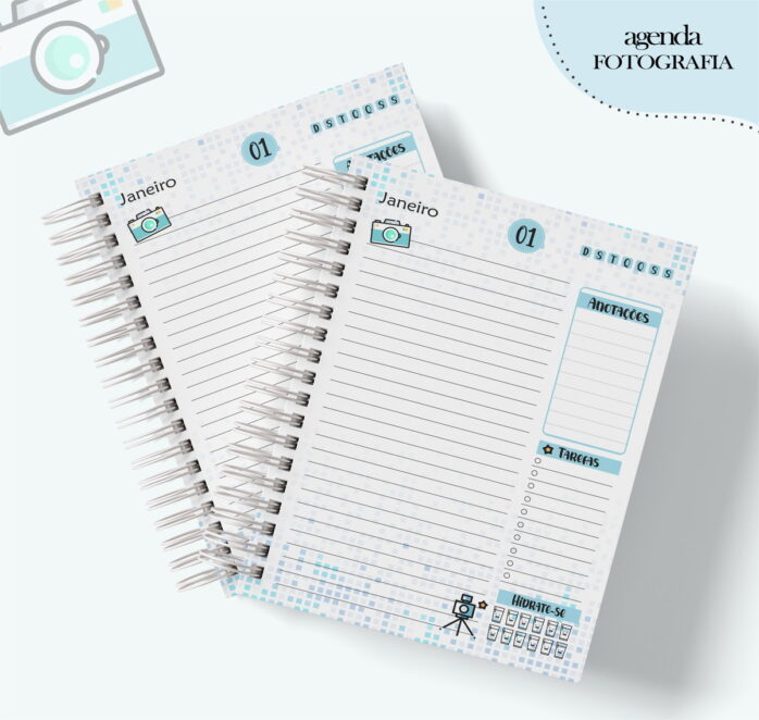 Agenda Profissão Fotografo Masculino