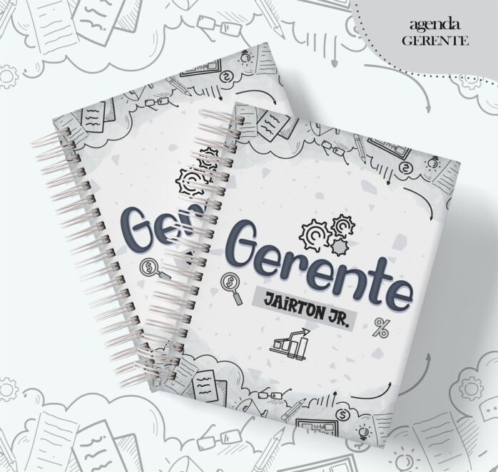 Agenda Profissão Gerente Masculino