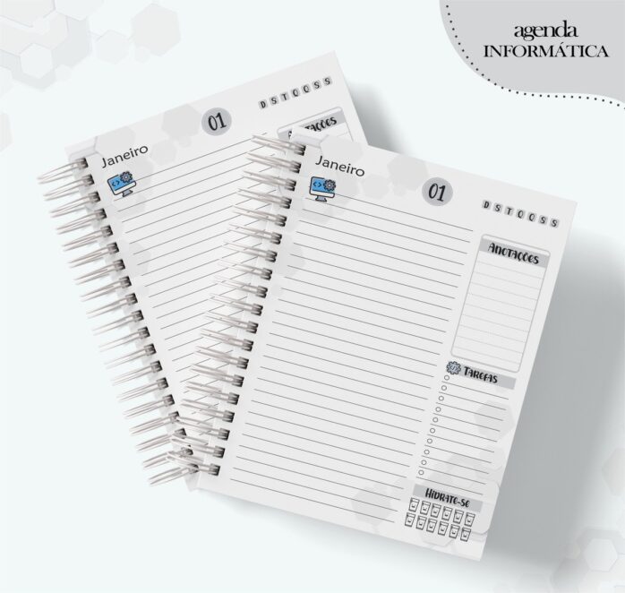 Agenda Profissão Informática Masculino- Arquivo Digital